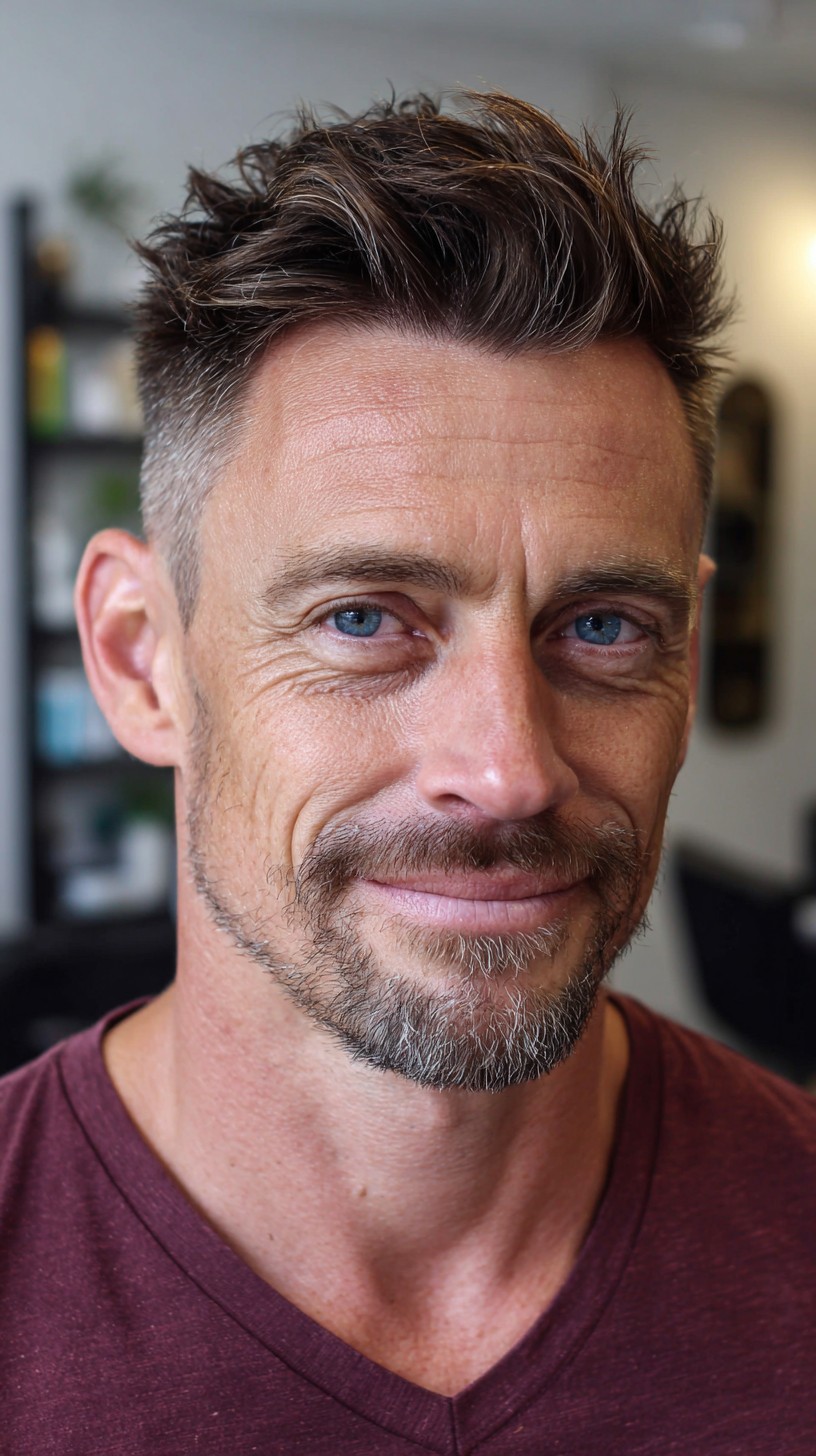 Sleek Voluminous Tousled Mohawk