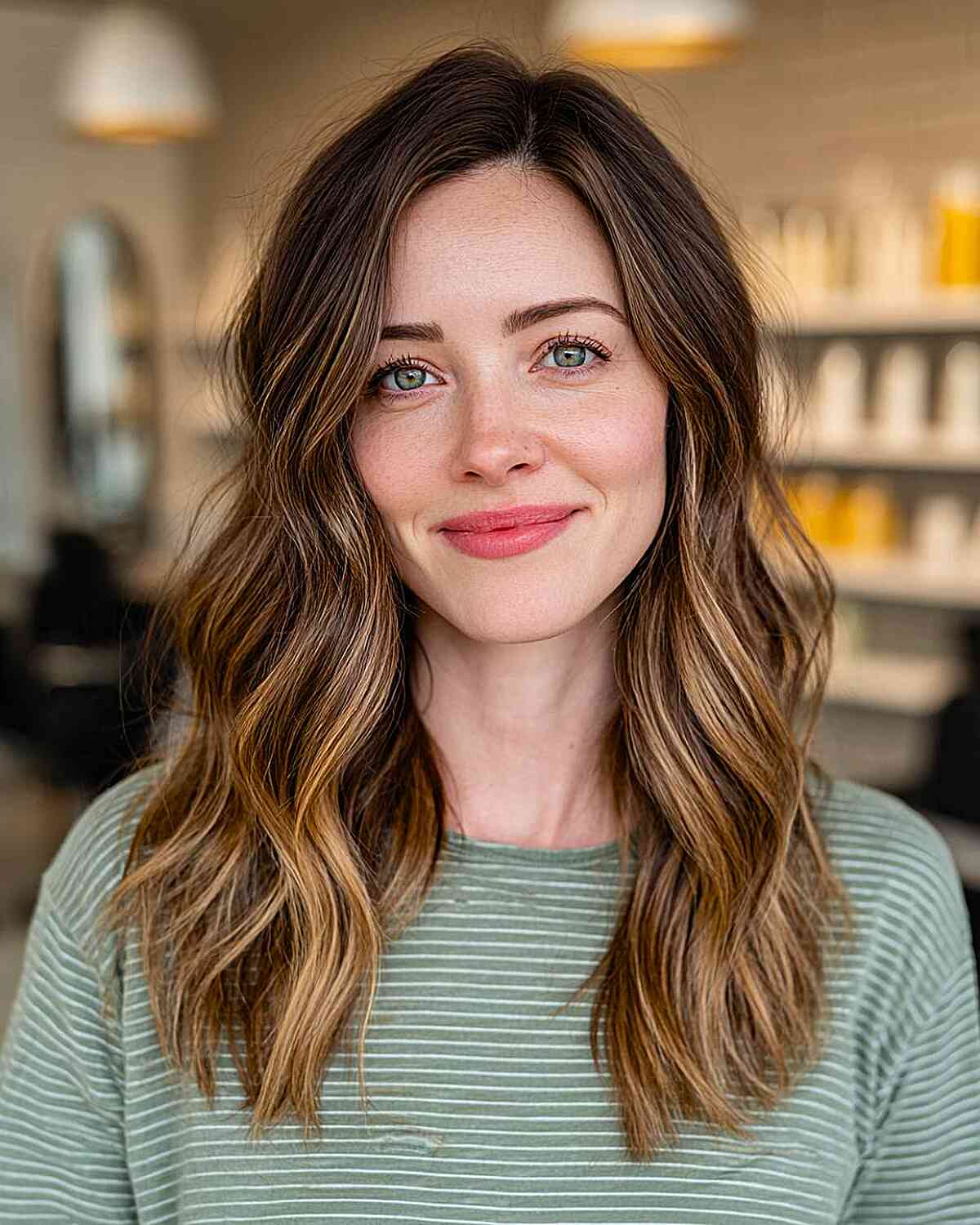 Textured Mid-Length Beach Waves