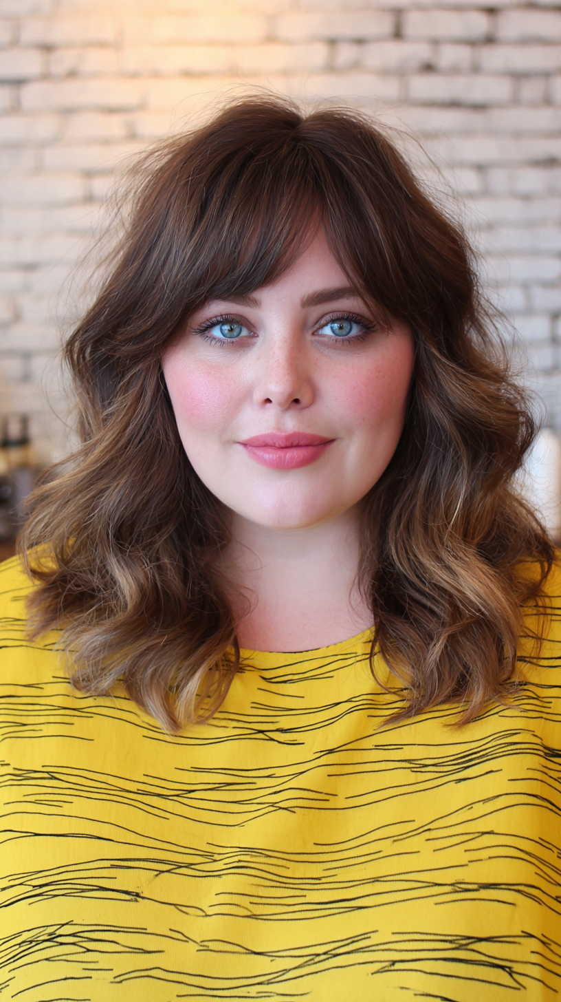 Textured Shaggy Layers with Subtle Highlights