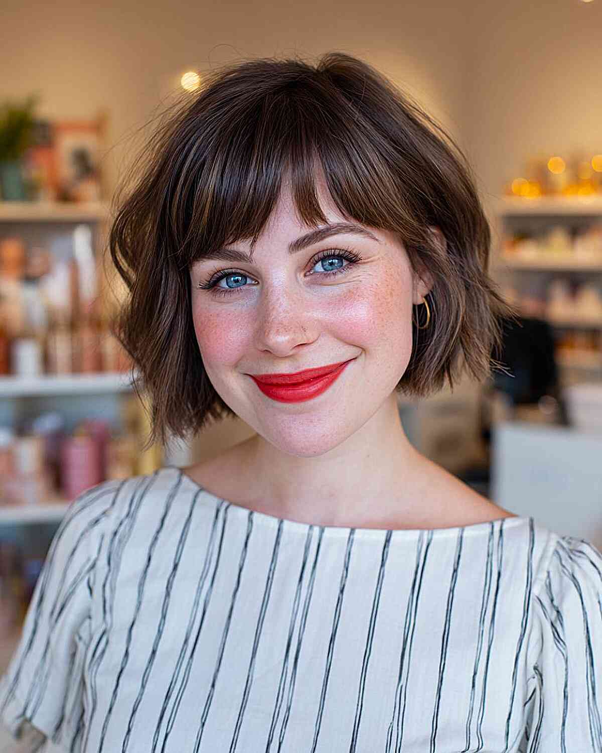 Chic French Bob with Soft Waves