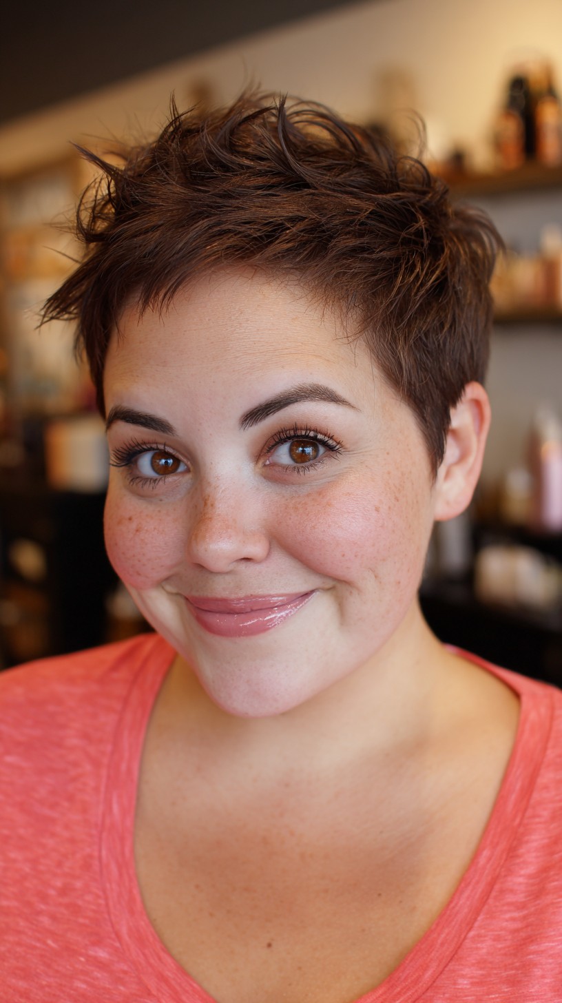 Spiky Textured Pixie Cut