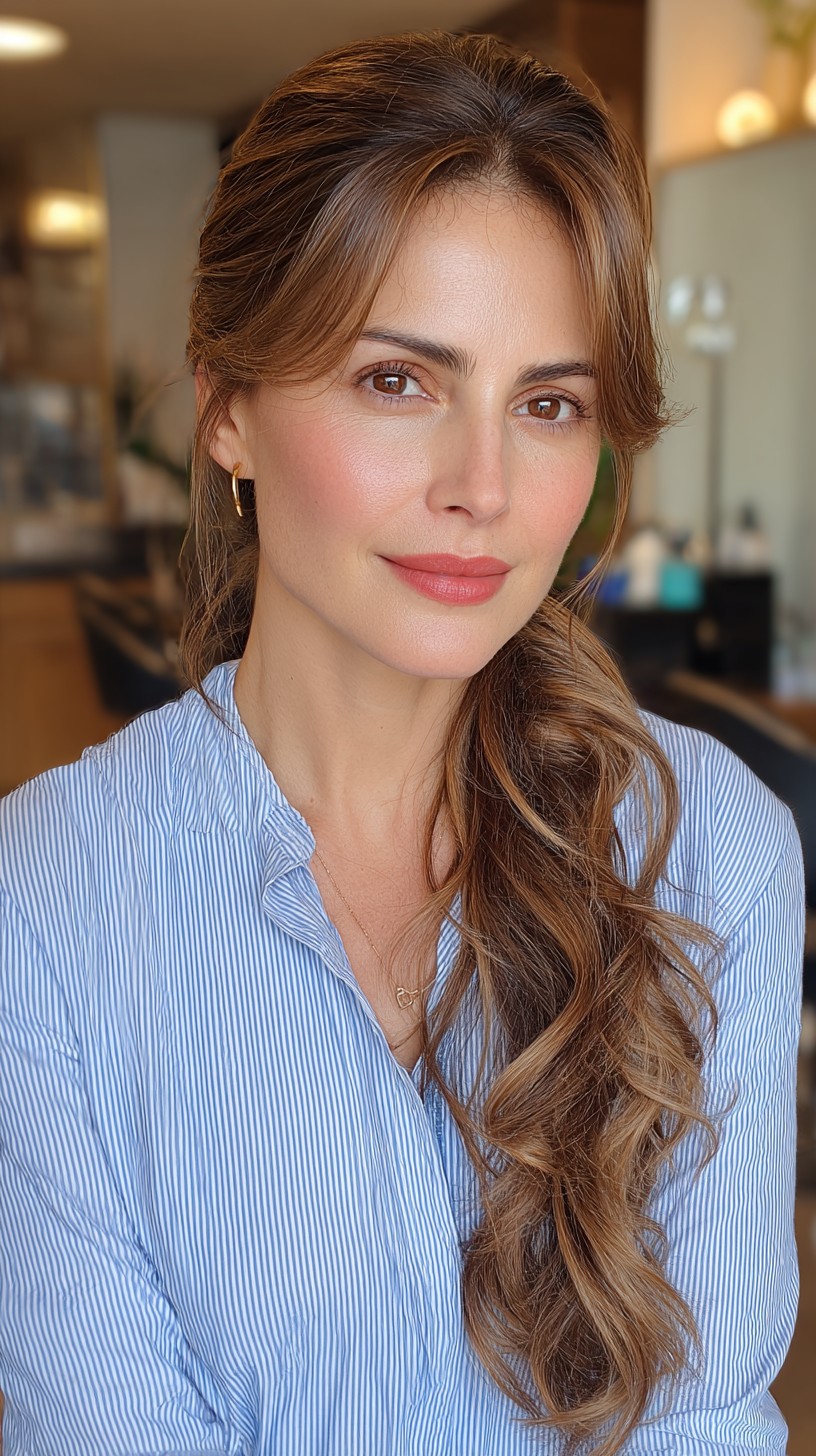 Soft-Cascading Caramel Waves Highlight