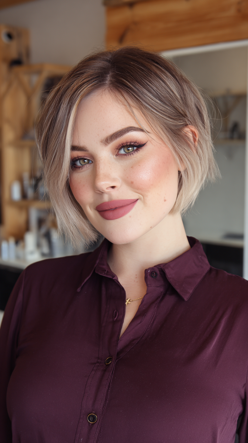 Stylish Textured Bob with Soft Layers