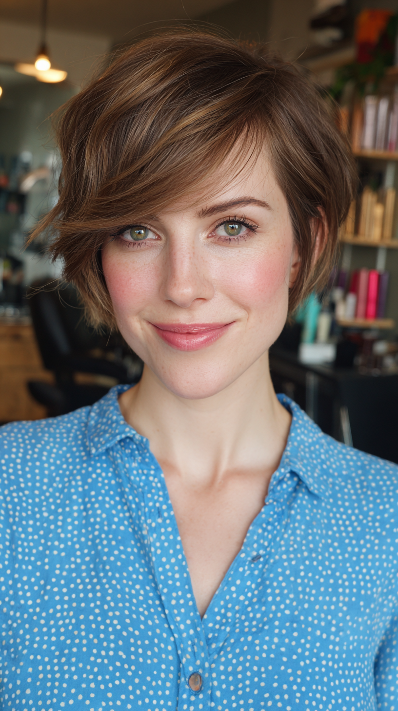 Chic Layered Asymmetrical Haircut