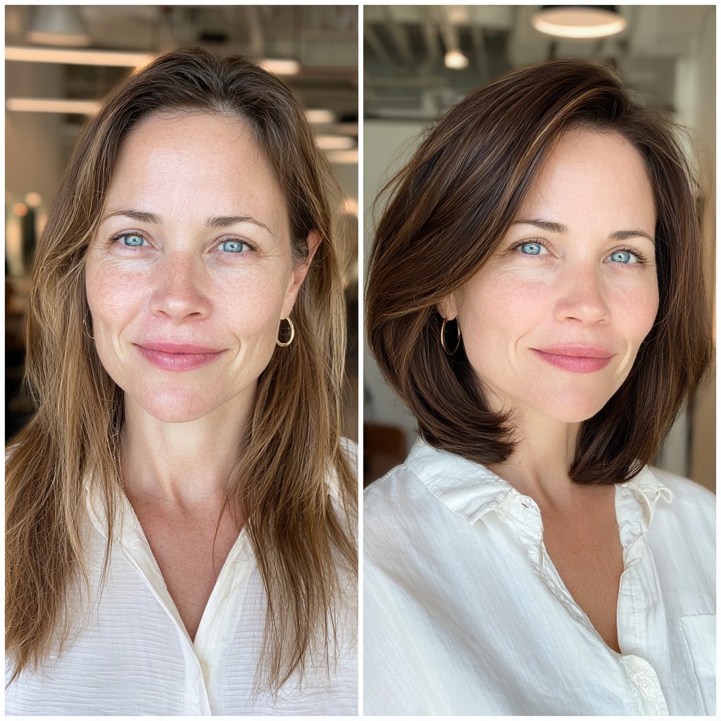 Chic Medium-Length Layered Bob