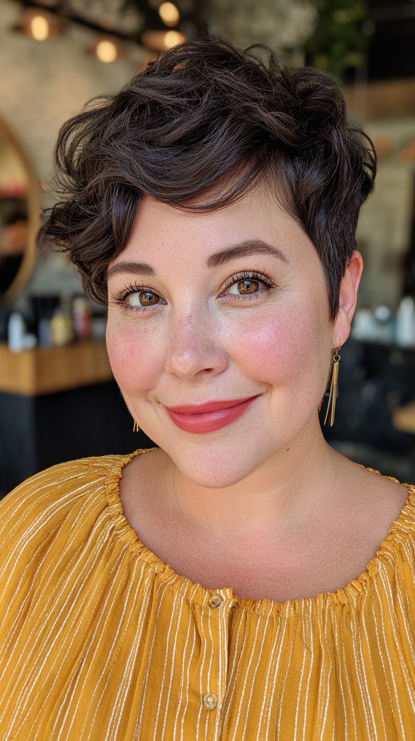 Effortlessly Chic Tousled Pixie Cut