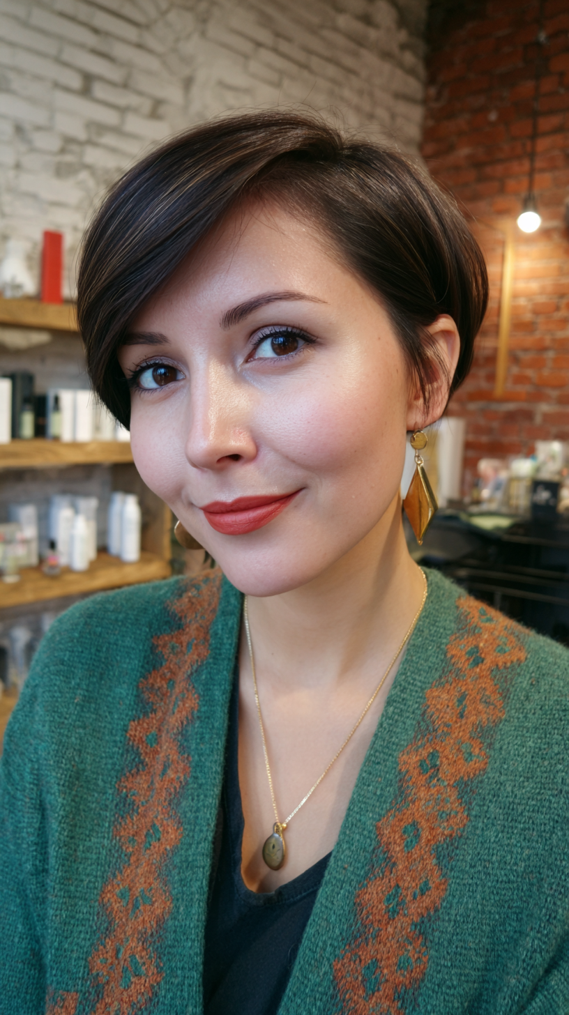 Modern Sleek Pixie Bob with Subtle Layering