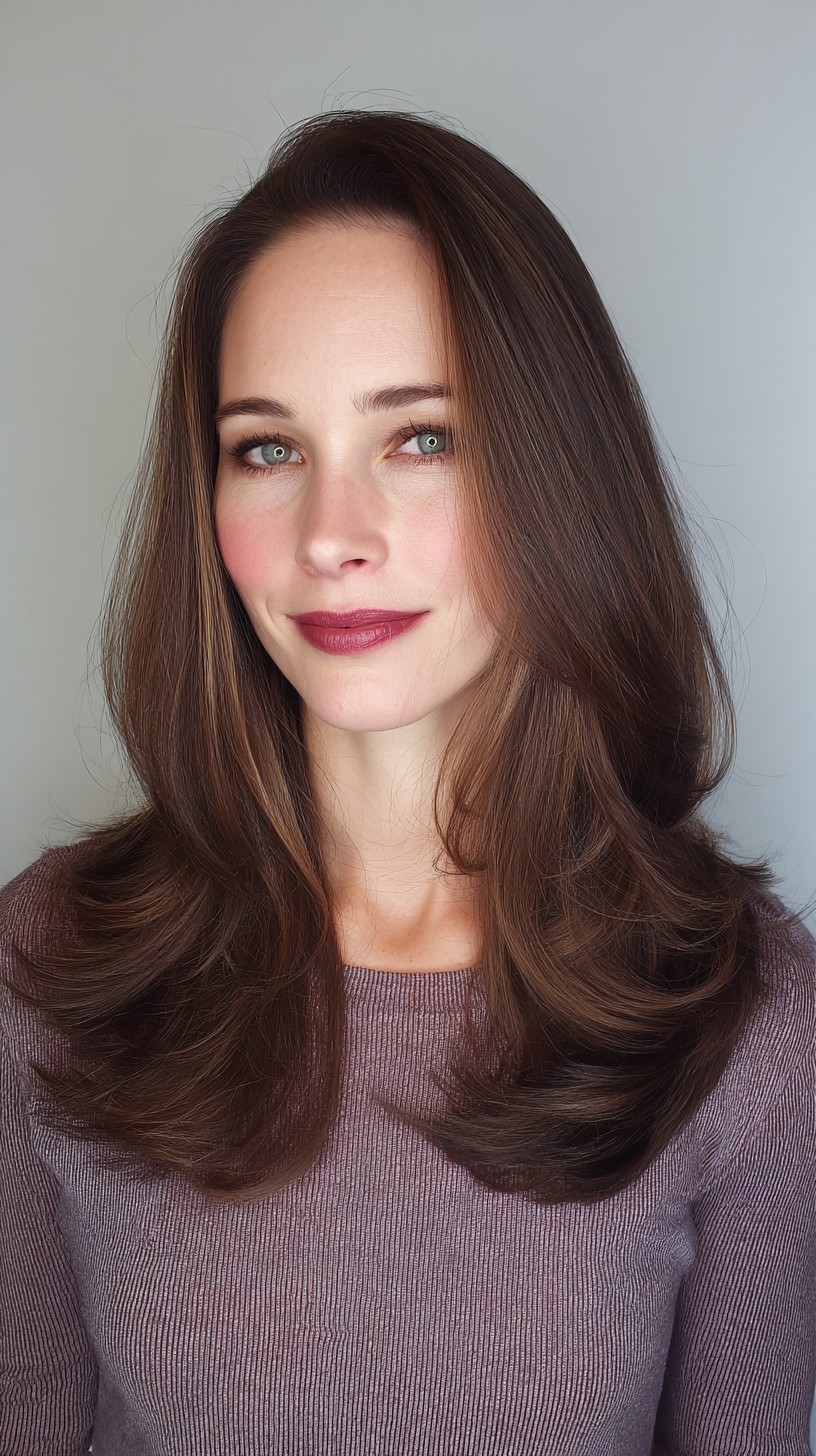 Rich Brunette Cascading Layers