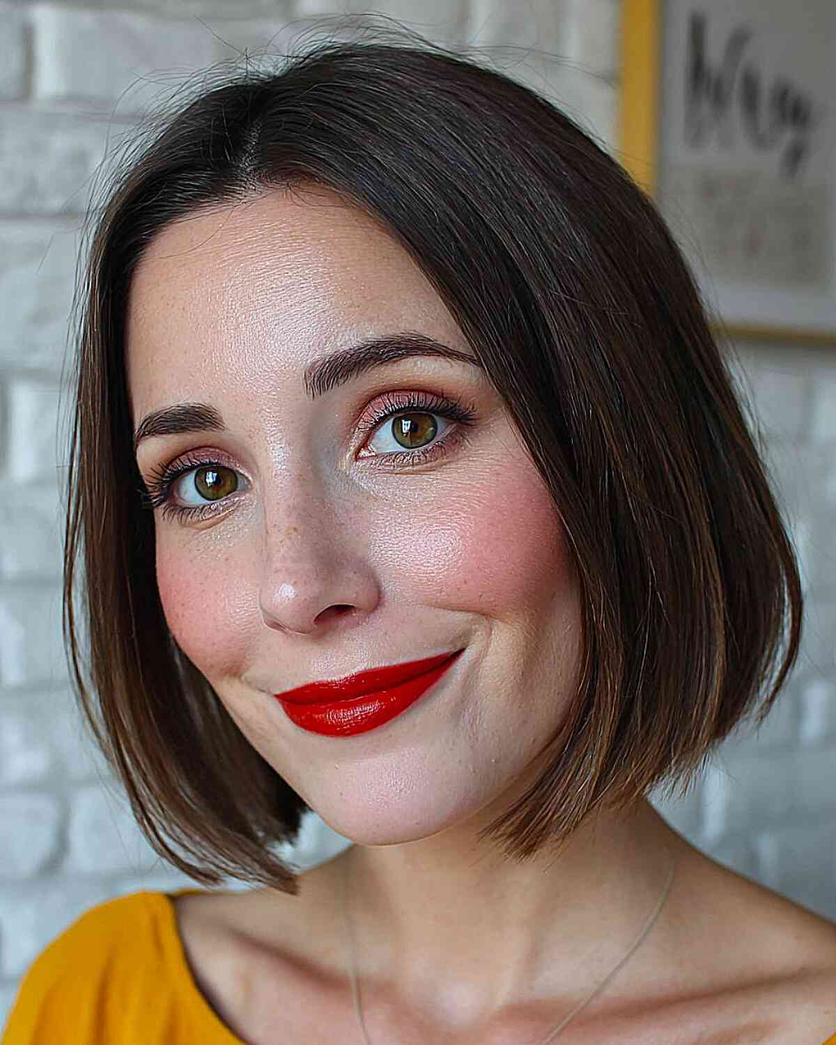 Sleek Modern Bob with Subtle Texture