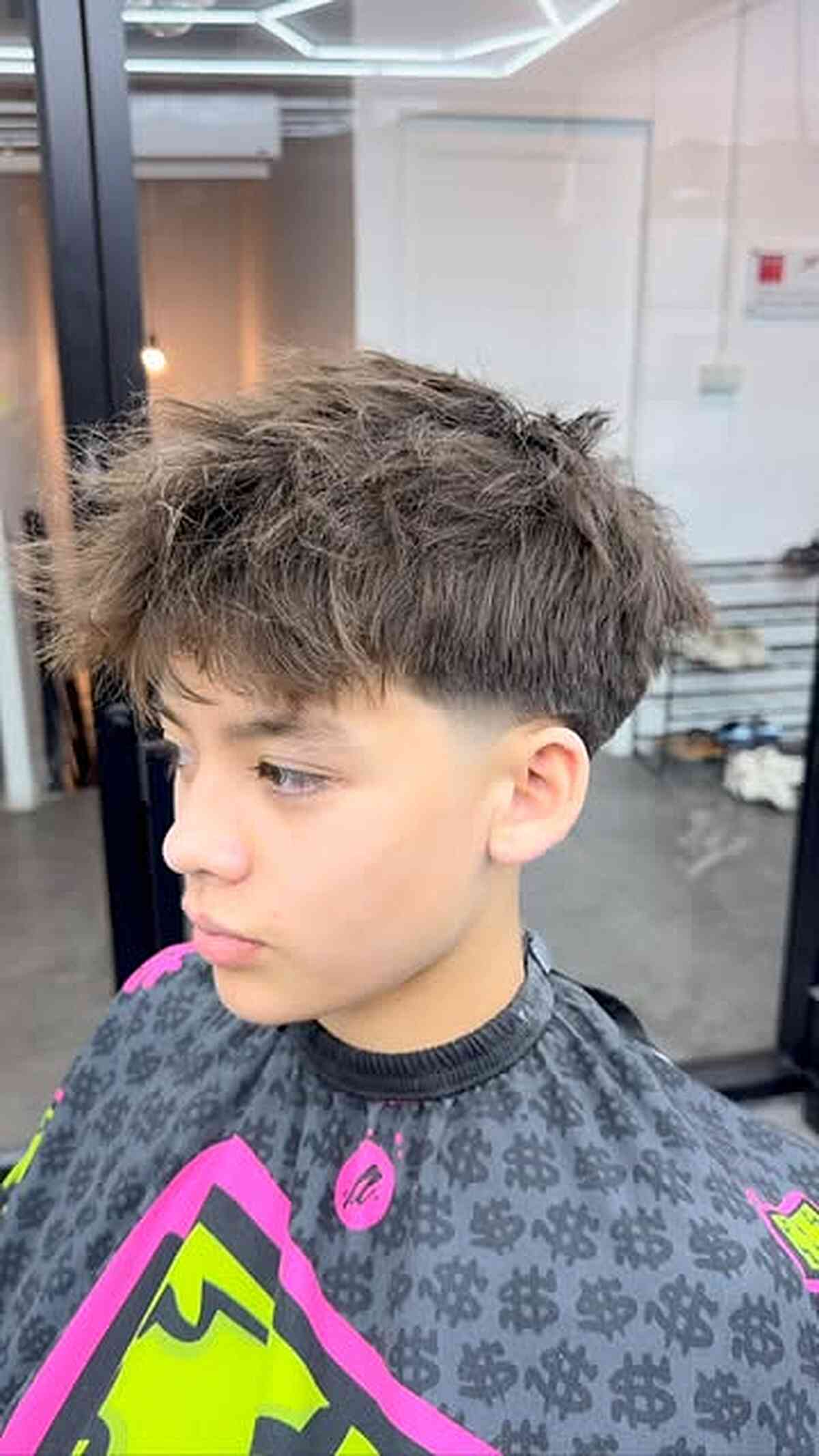 Textured Crop with Clean Fade