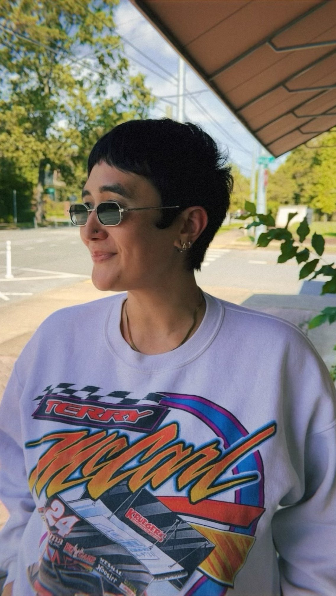 Edgy Charcoal Pixie with Natural Texture