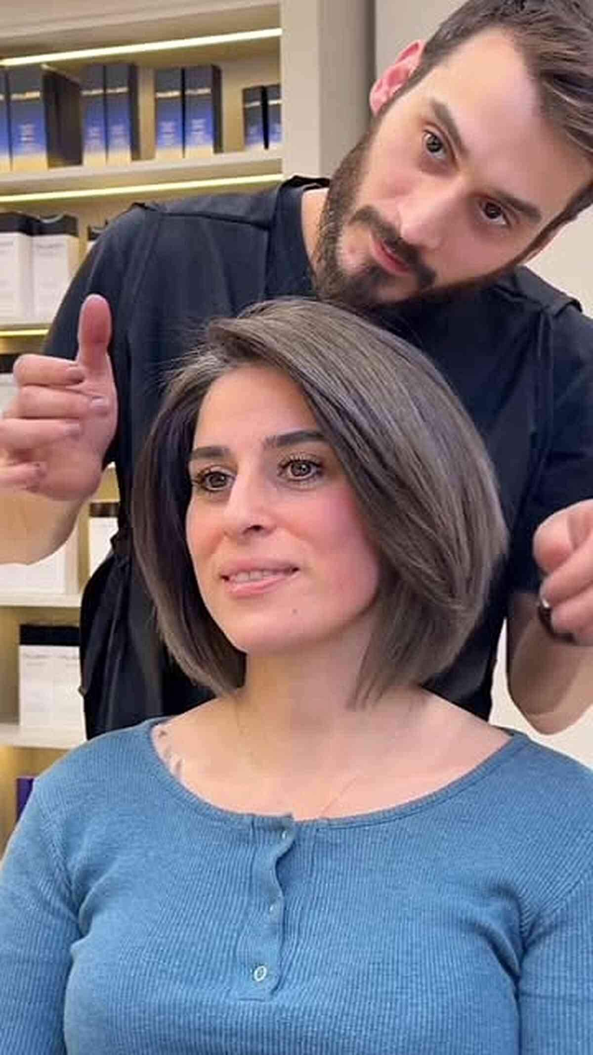 Modern Blunt Bob with Subtle Layers