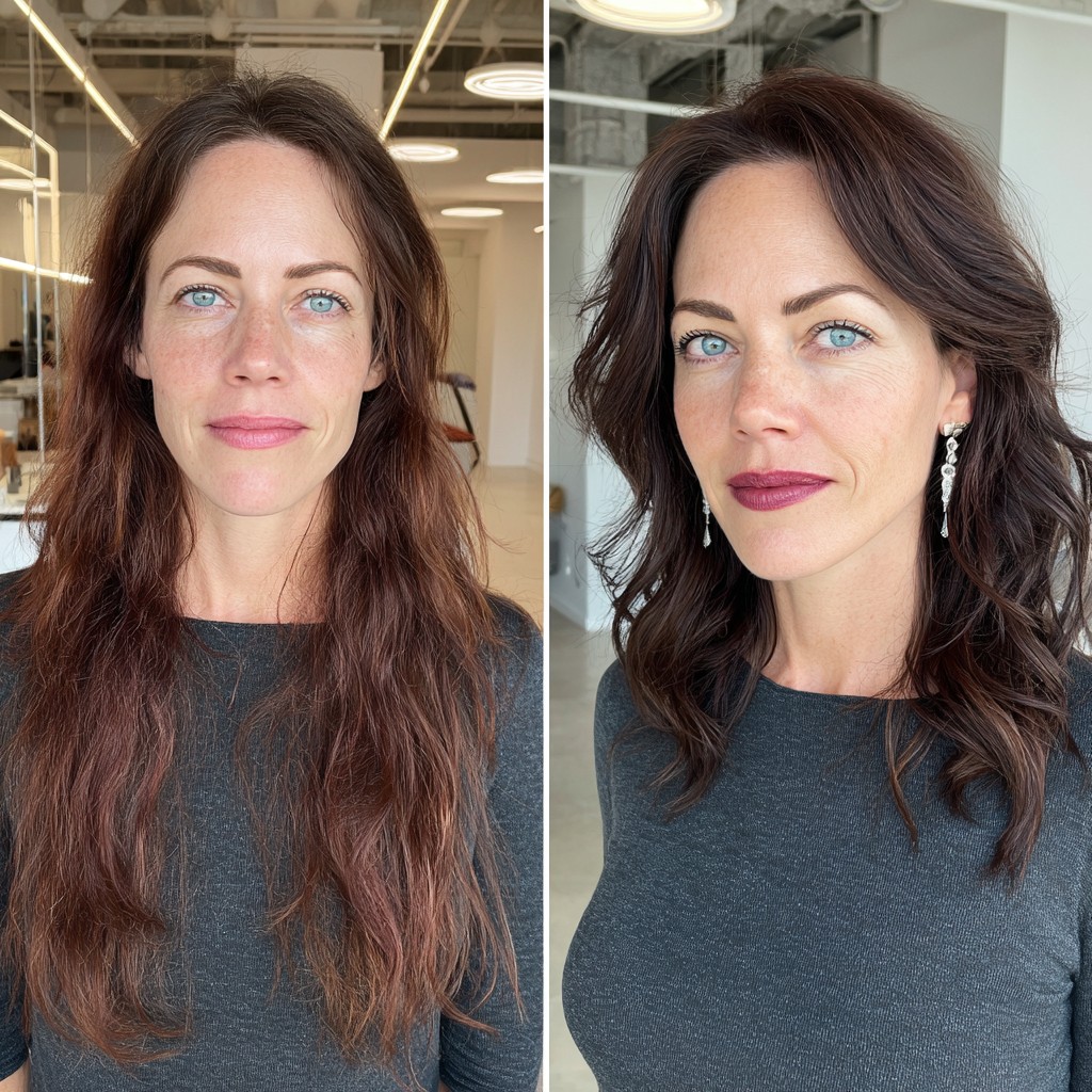 Rich Chocolate Transformation with Soft Flared Layers