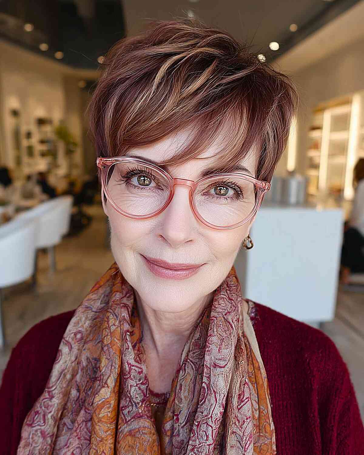 Stylish Shaggy Pixie Cut with Soft Layers