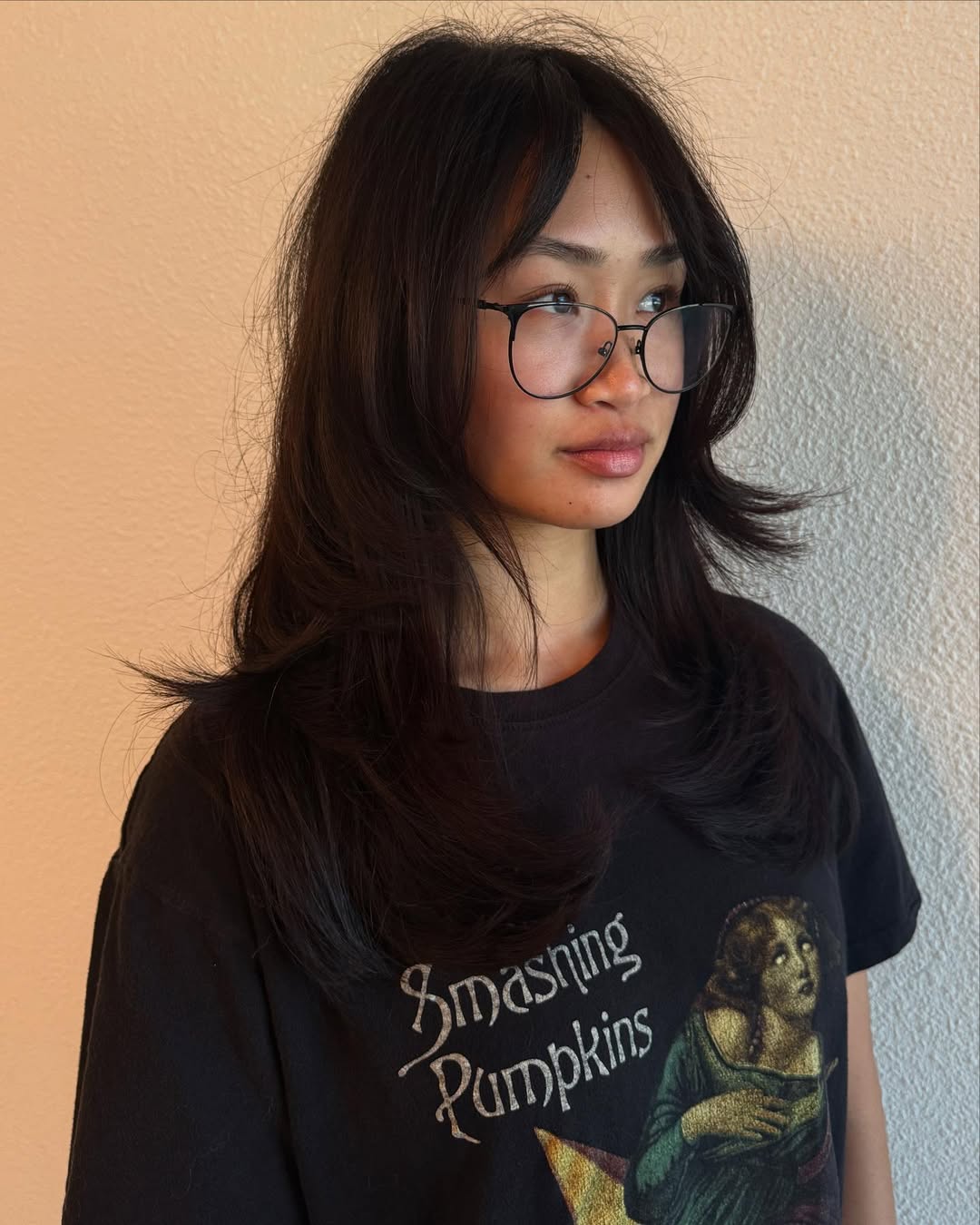 Effortless Mid-Length Layered Cut for Medium Density Hair