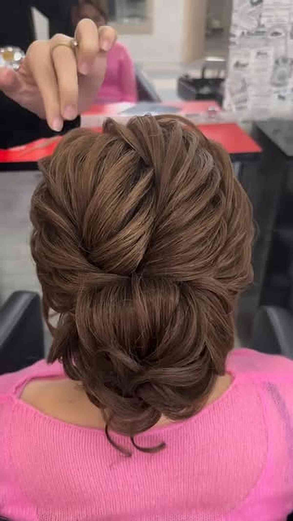 Elegant French Twist Updo