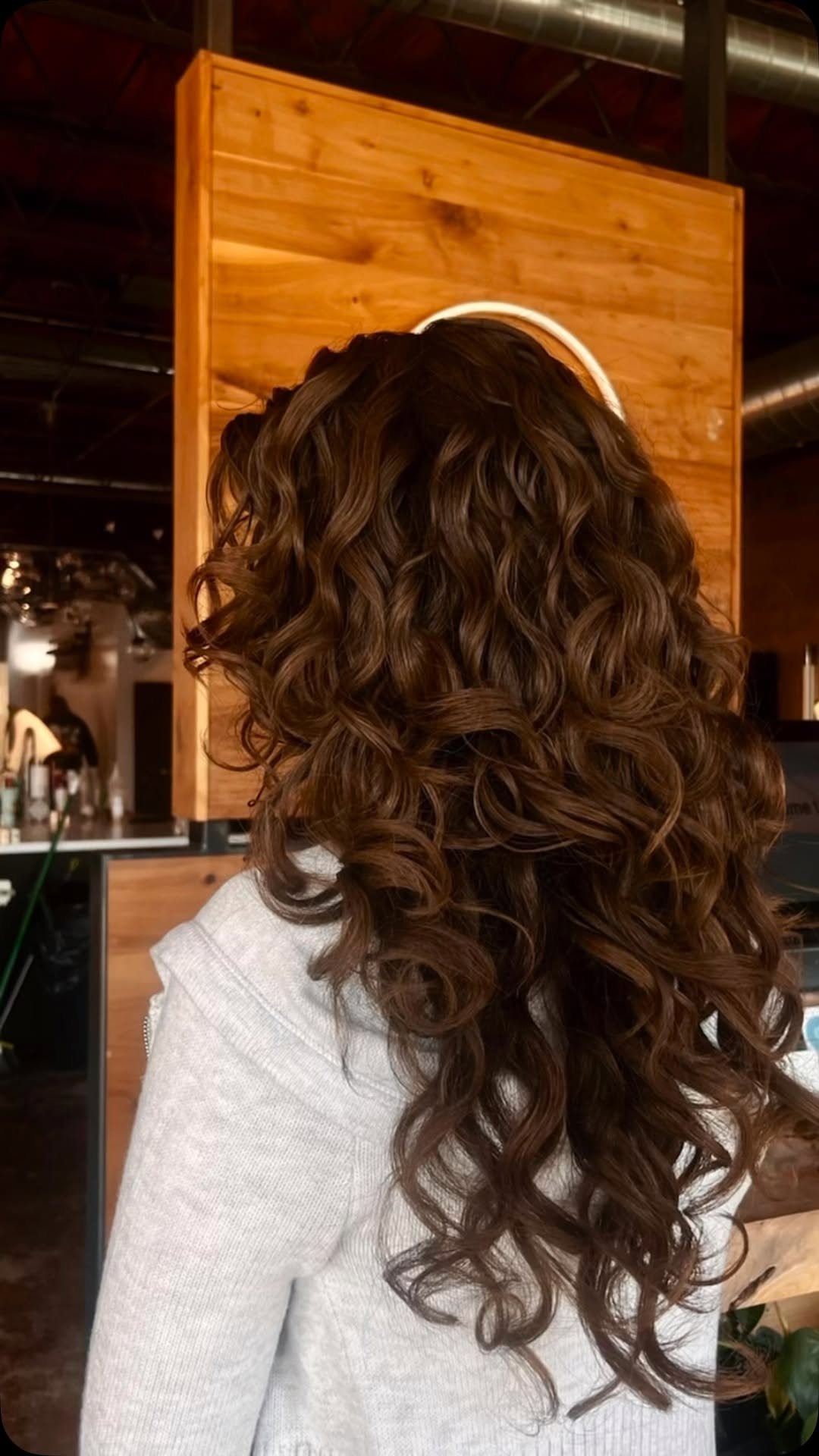 Luxurious Chocolate Curls with Dimensional Depth