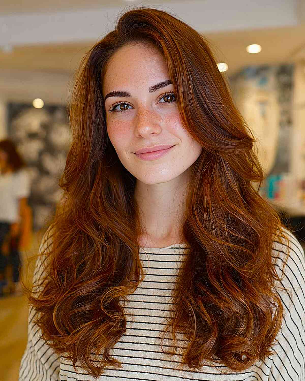 Luxurious Long Layered Waves
