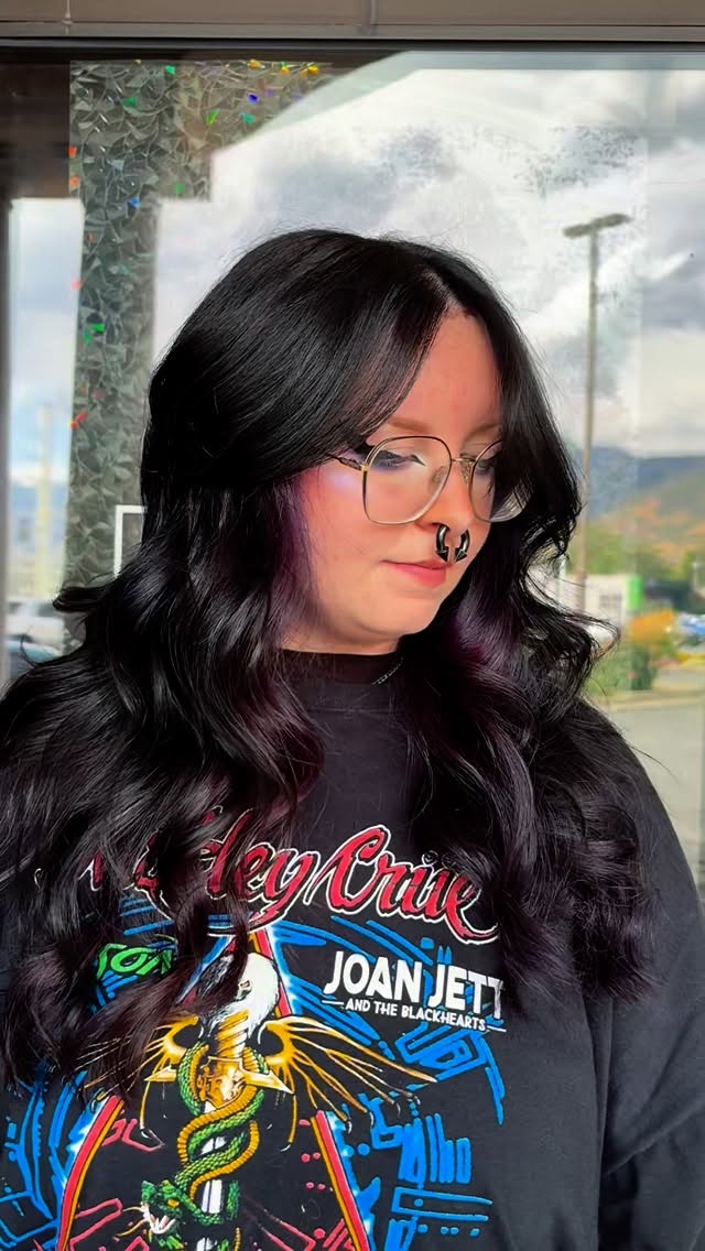 Midnight Waves with Electric Purple Accents