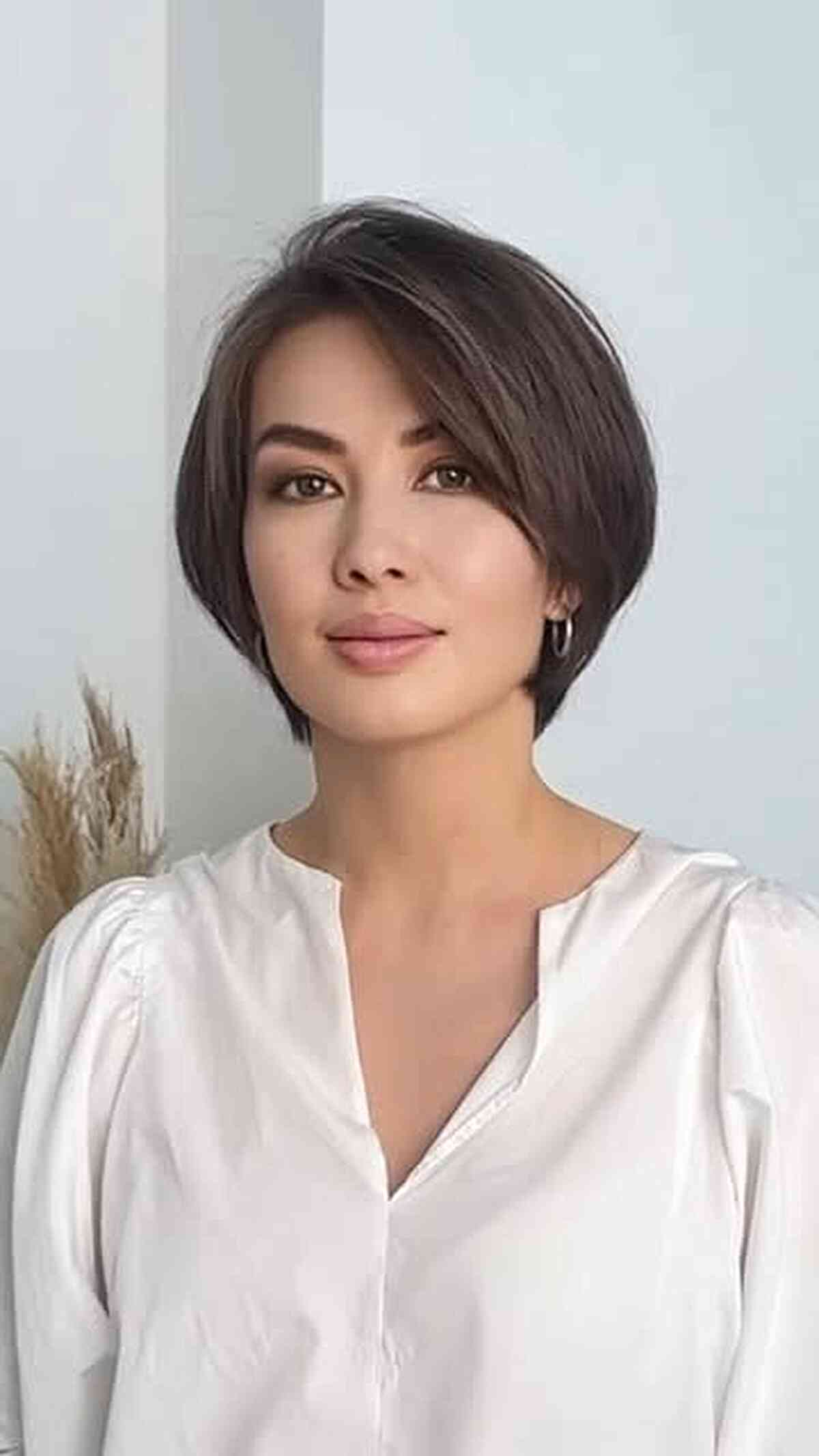 Modern Pixie Bob with Side Part