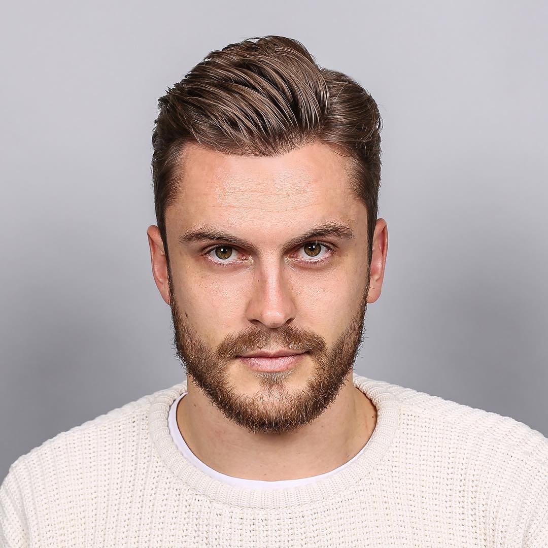 Sleek Side-Swept Layers with Natural Tones