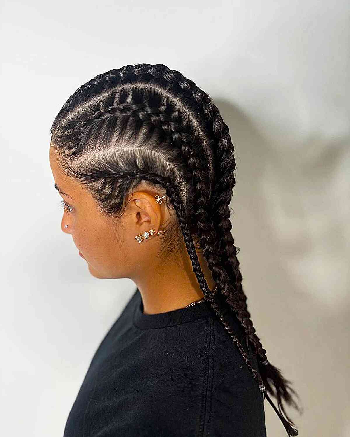 Stylish Double Dutch Braids for Active Lifestyles