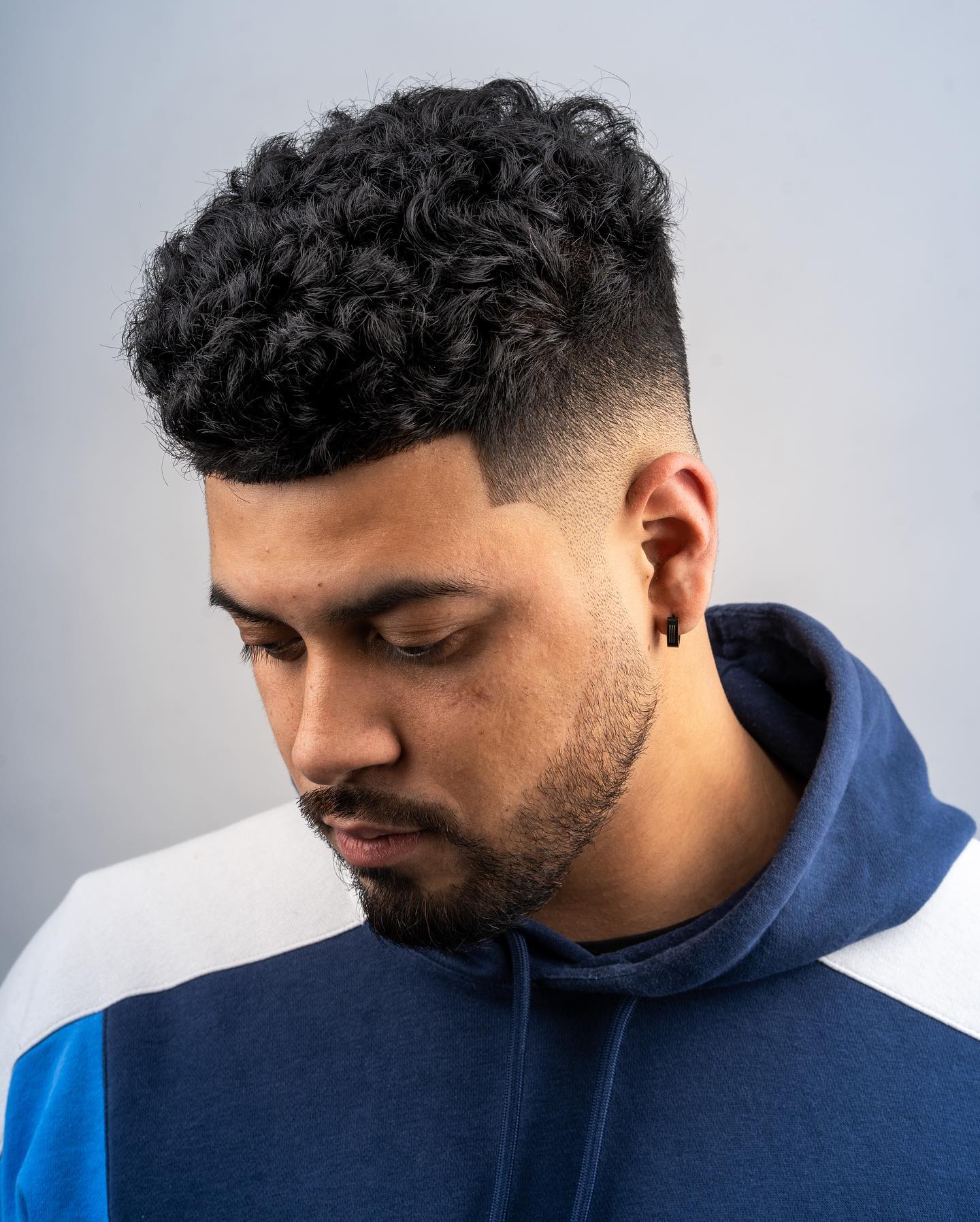 Thick Curly Taper with Natural Definition