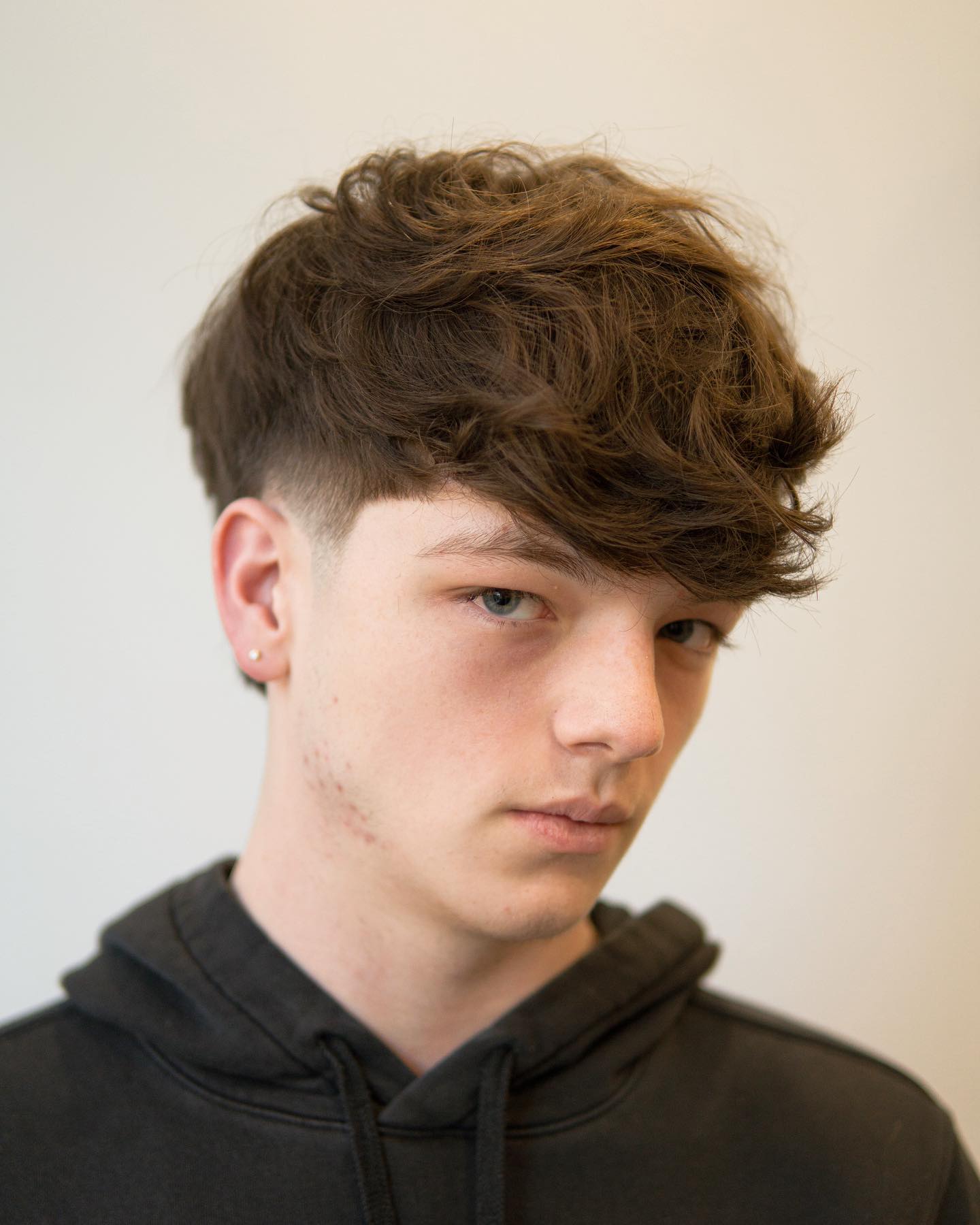 Windswept Voluminous Fringe with Natural Flow