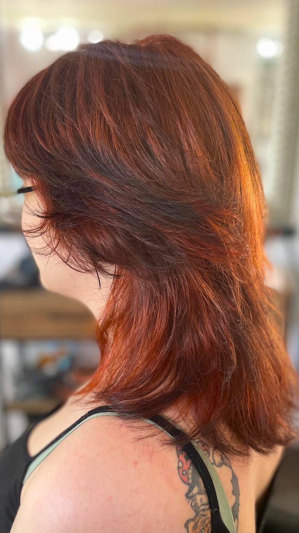 Vibrant Copper Layers with Subtle Dimension