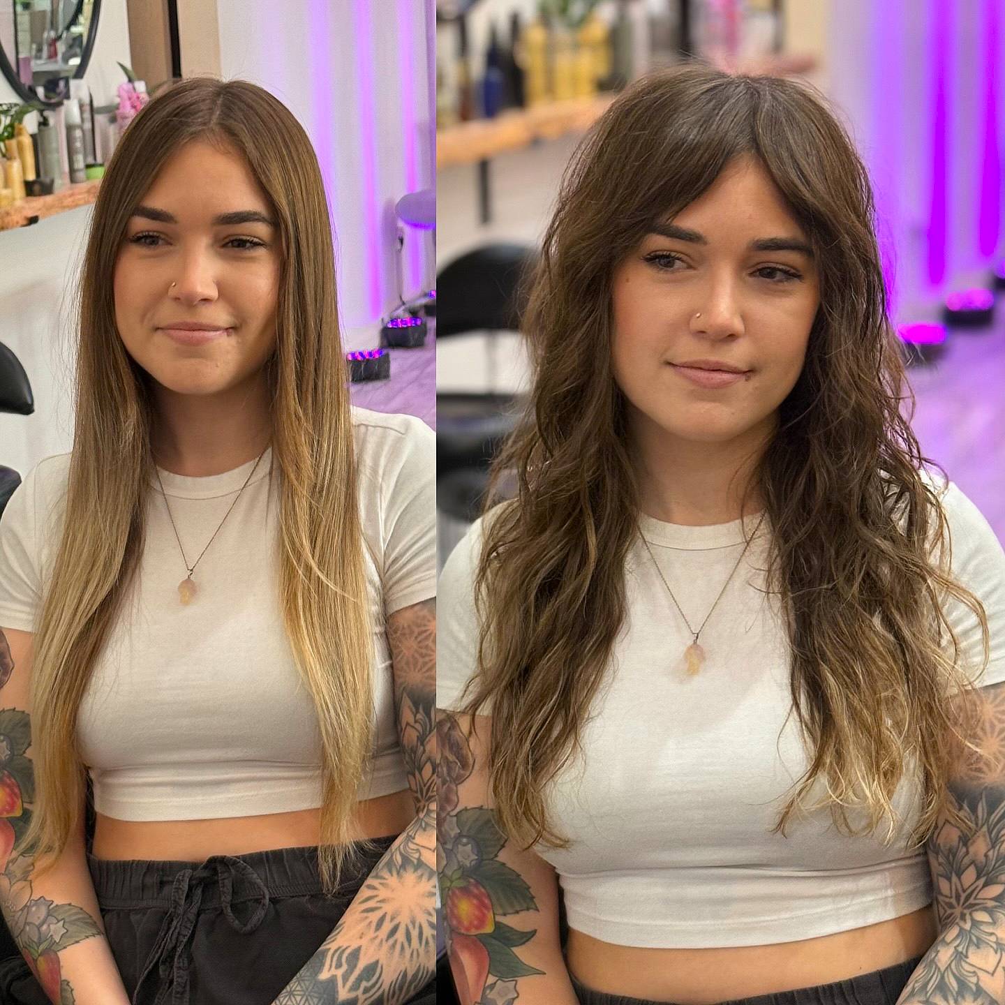 Effortless Long Shag with Soft Waves