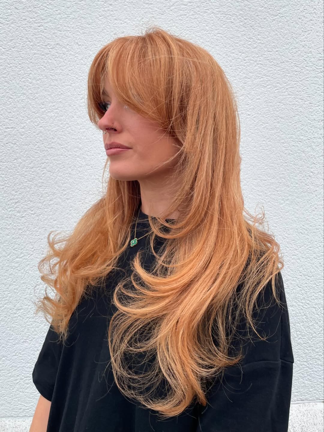 Glowing Russet Strawberry Blonde With Subtle Layers