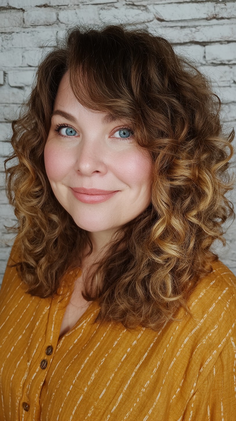 Golden-Caramel-Curls-with-Soft-Layers