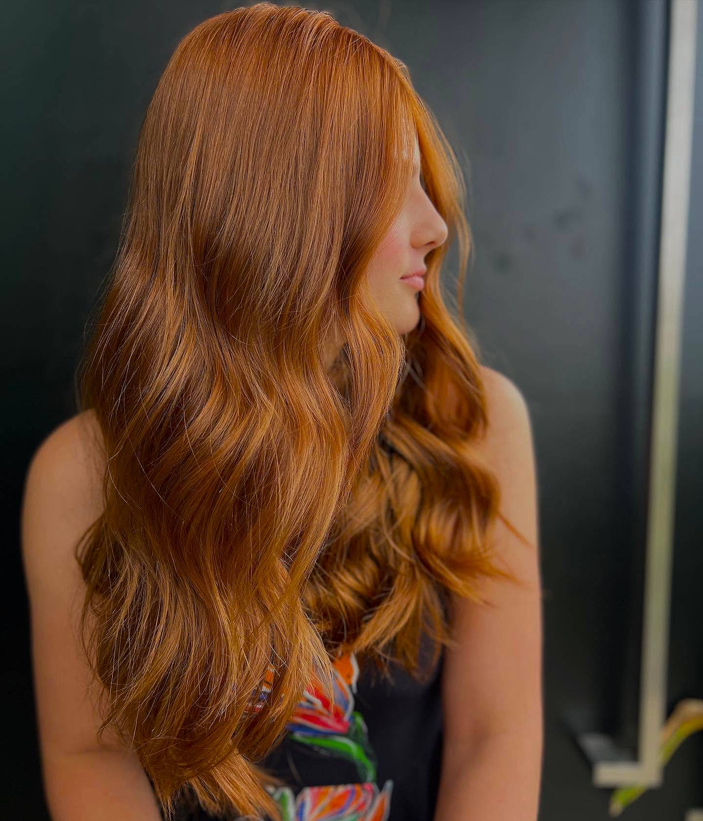 Gorgeous Long Wavy Ginger Locks