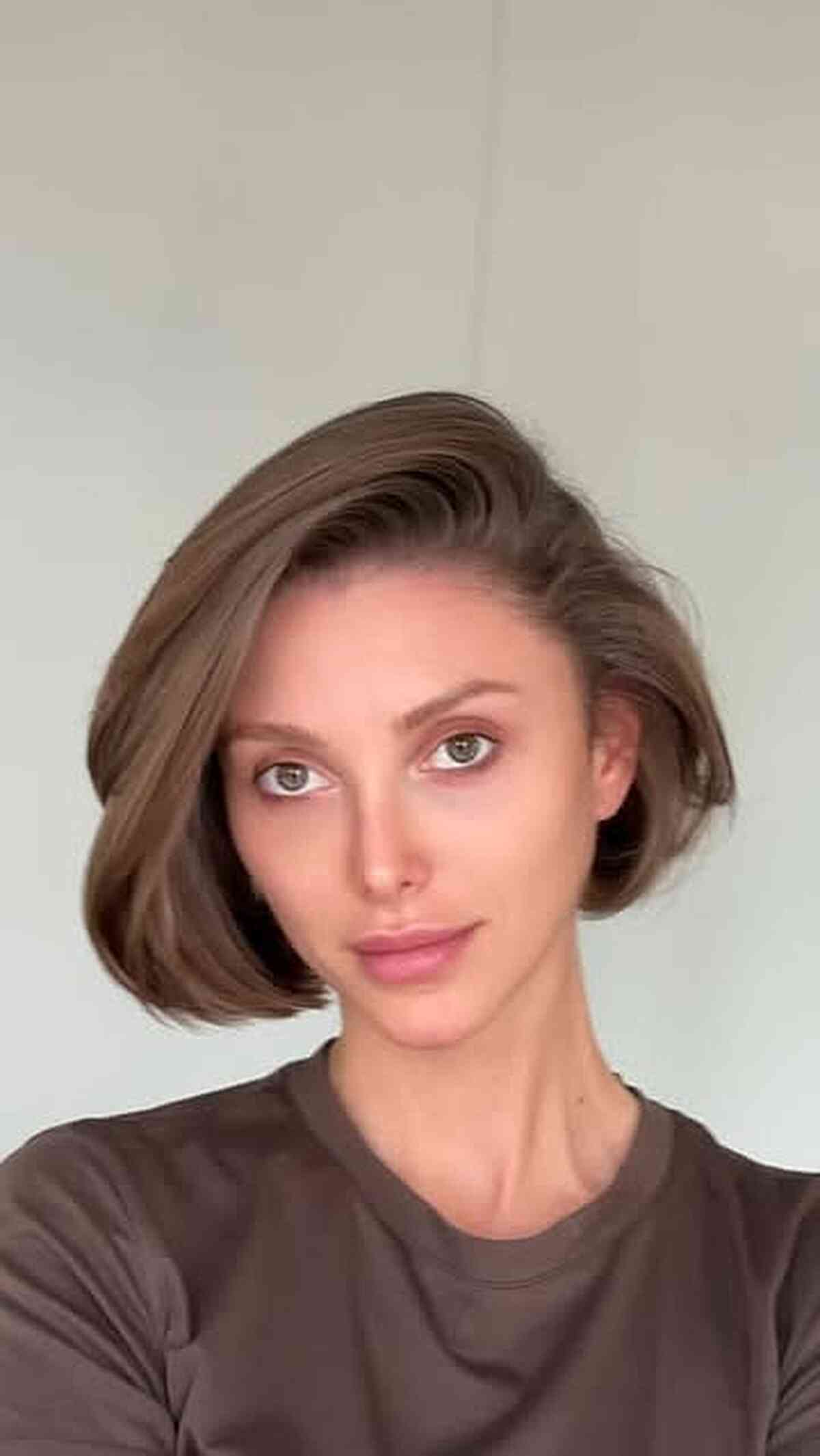 Modern Short Airy Bob Cut