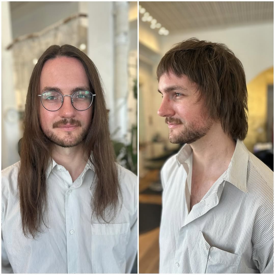 Refined Mid-Length Layered Cut with Soft Fringe