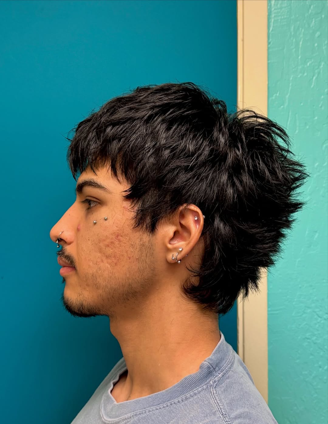 Rugged Textured Chop with Angular Fringe