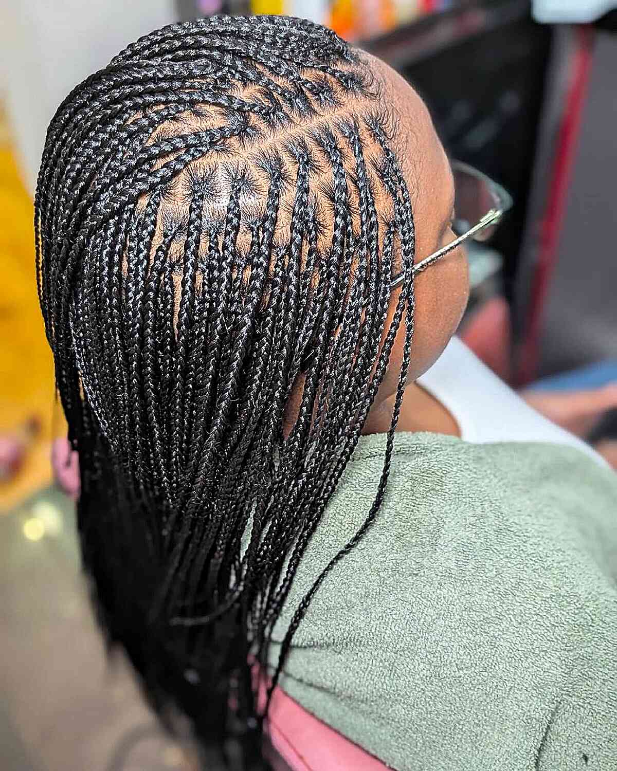 Sleek Knotless Braids with a Natural Flow