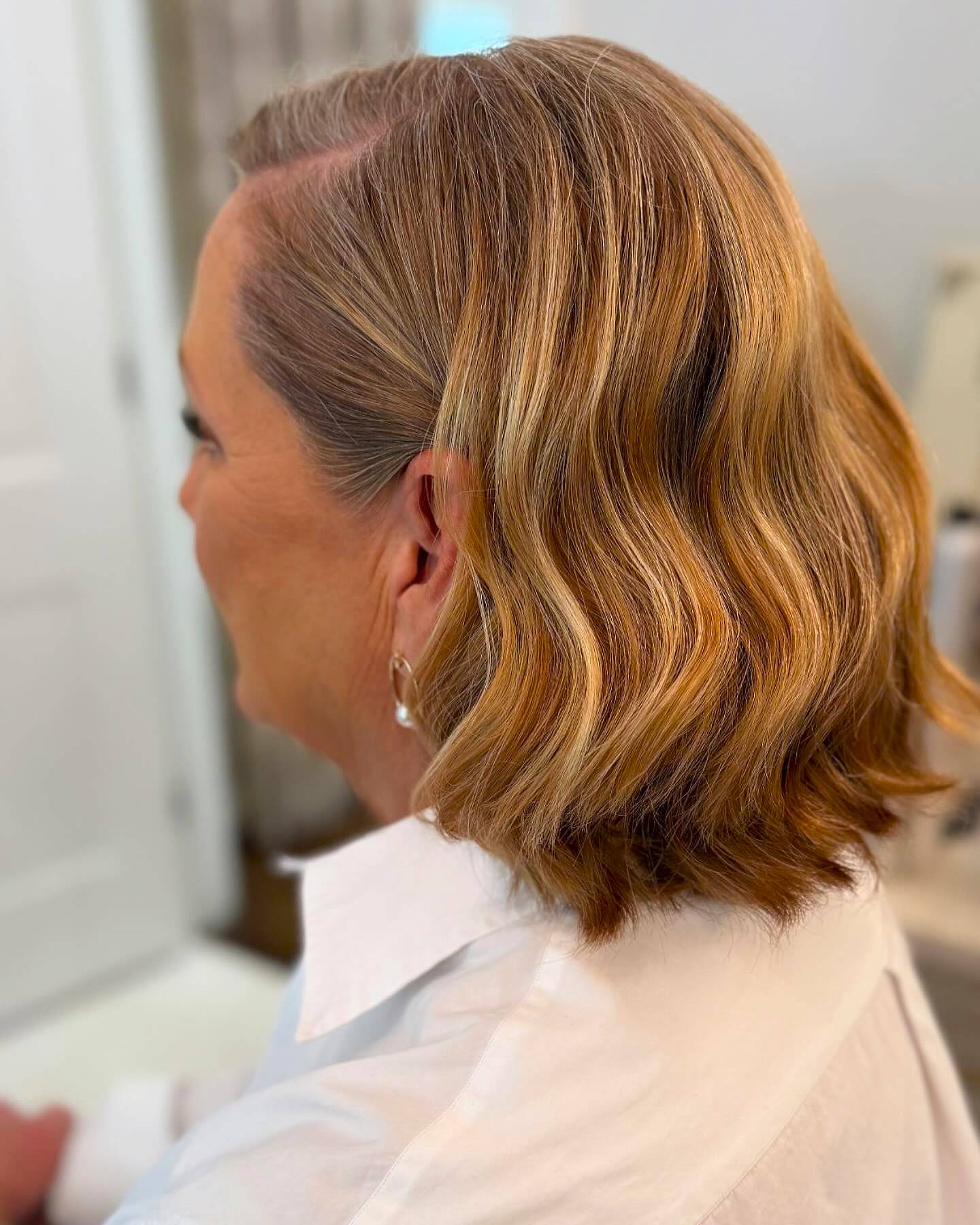 Soft Textured Waves with a Chic Angle