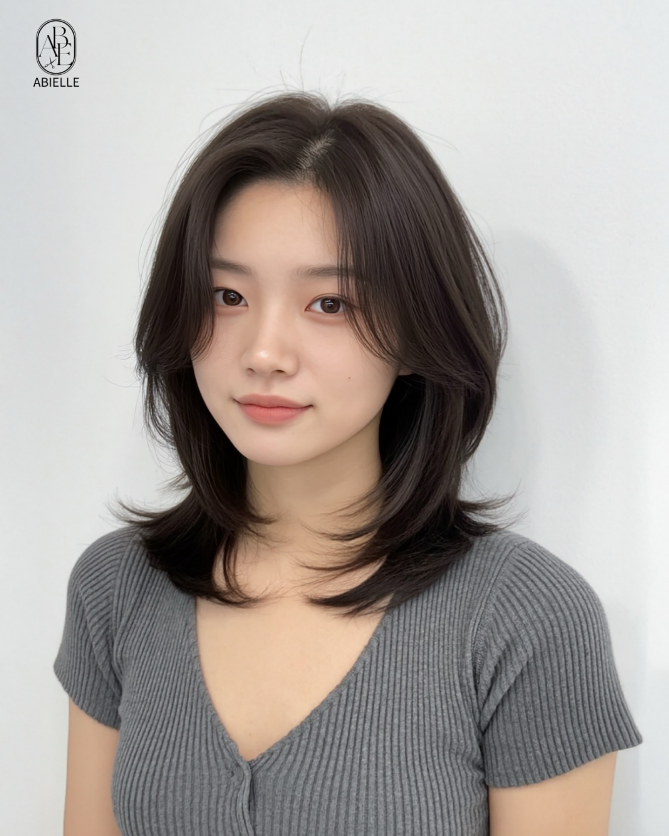 Subtle Chestnut Waves with Wispy Fringe