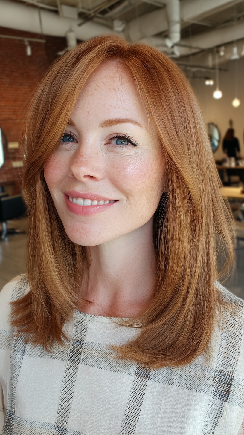 Subtle Copper Layers with Natural Flow