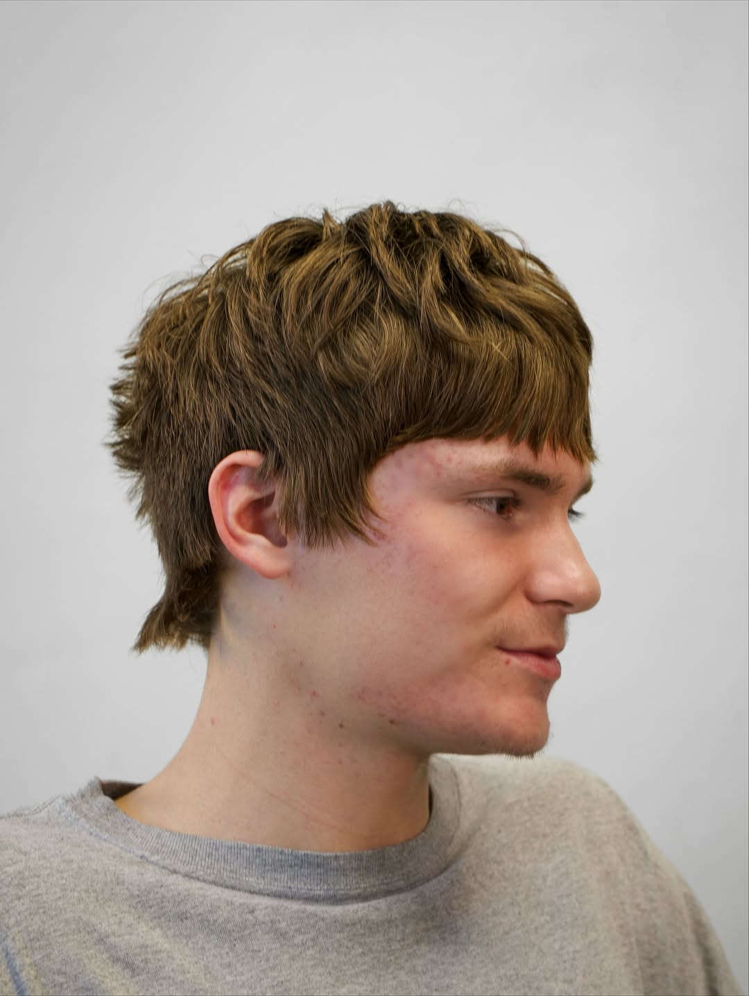 Textured Feathered Mod Haircut