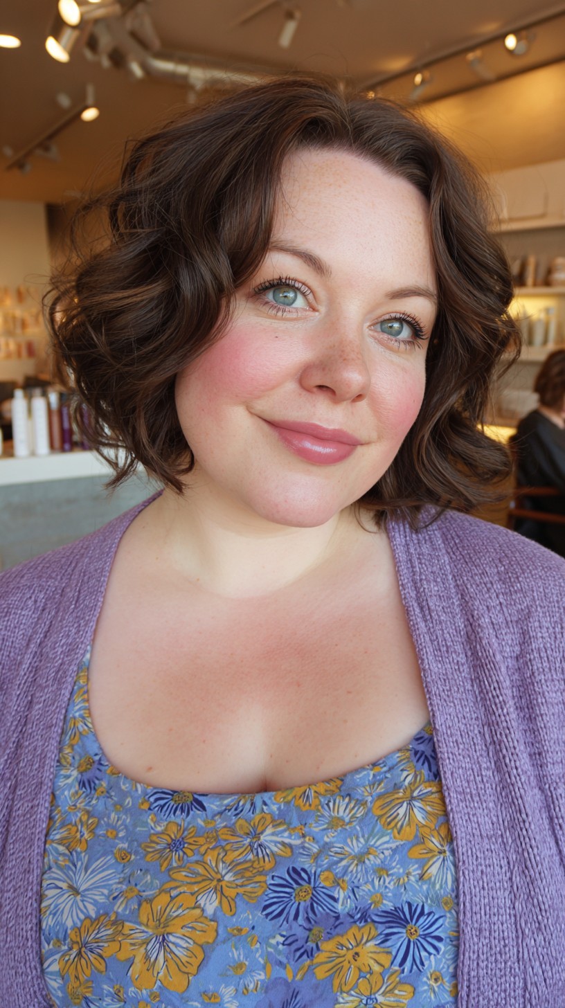 Vibrant Chestnut Waves with Subtle Elegance