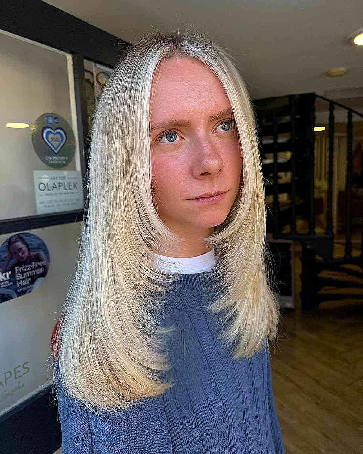 Classic 90s Long Straight Hair with Subtle Layers