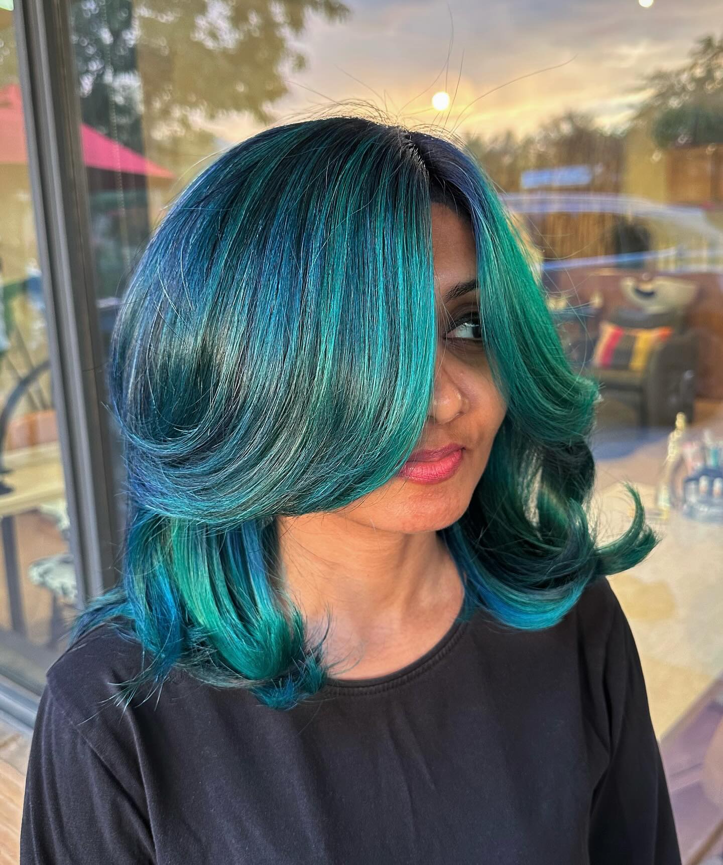 Deep-Teal-Tresses-with-Peacock-Undertones