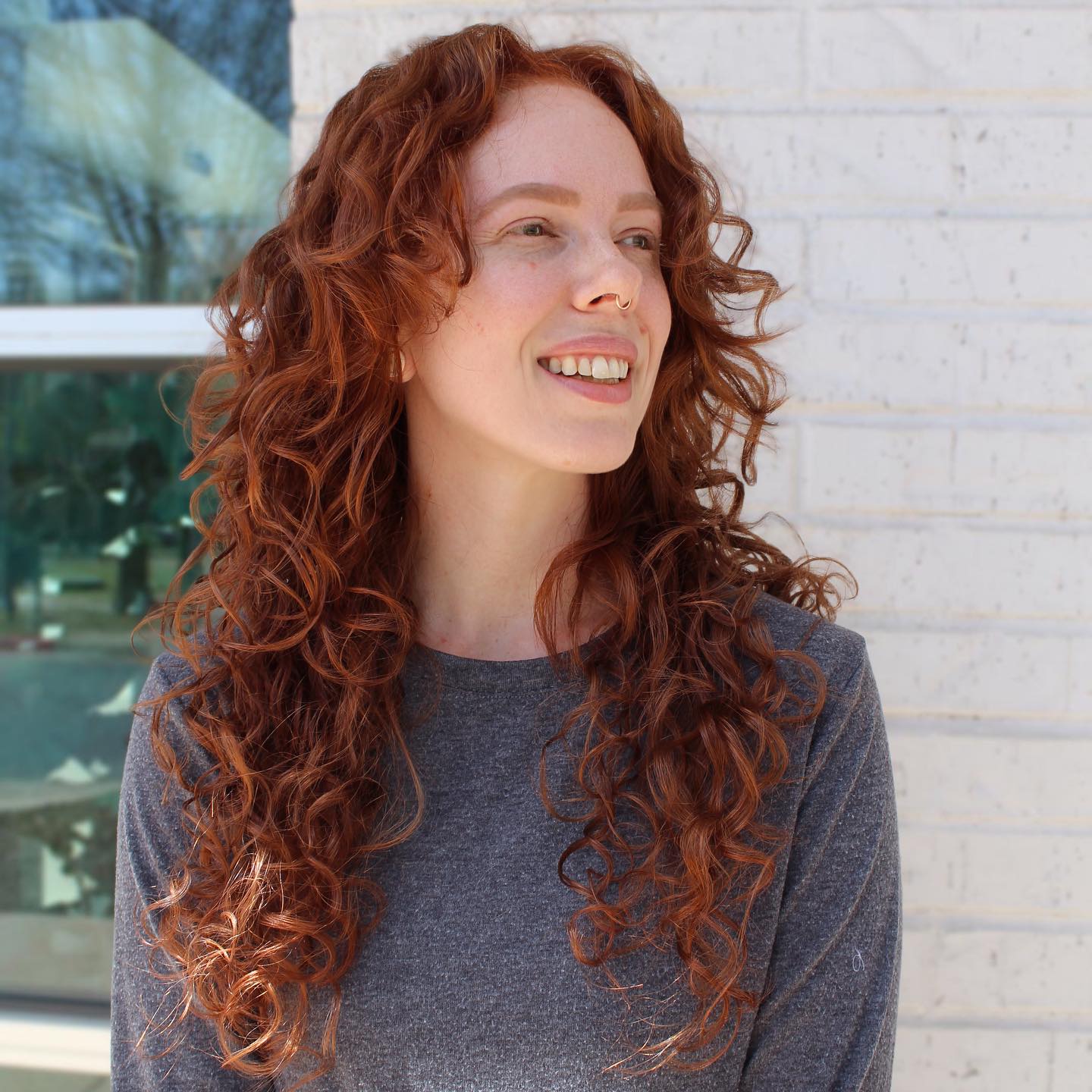 Fiery Auburn Cascade Curls