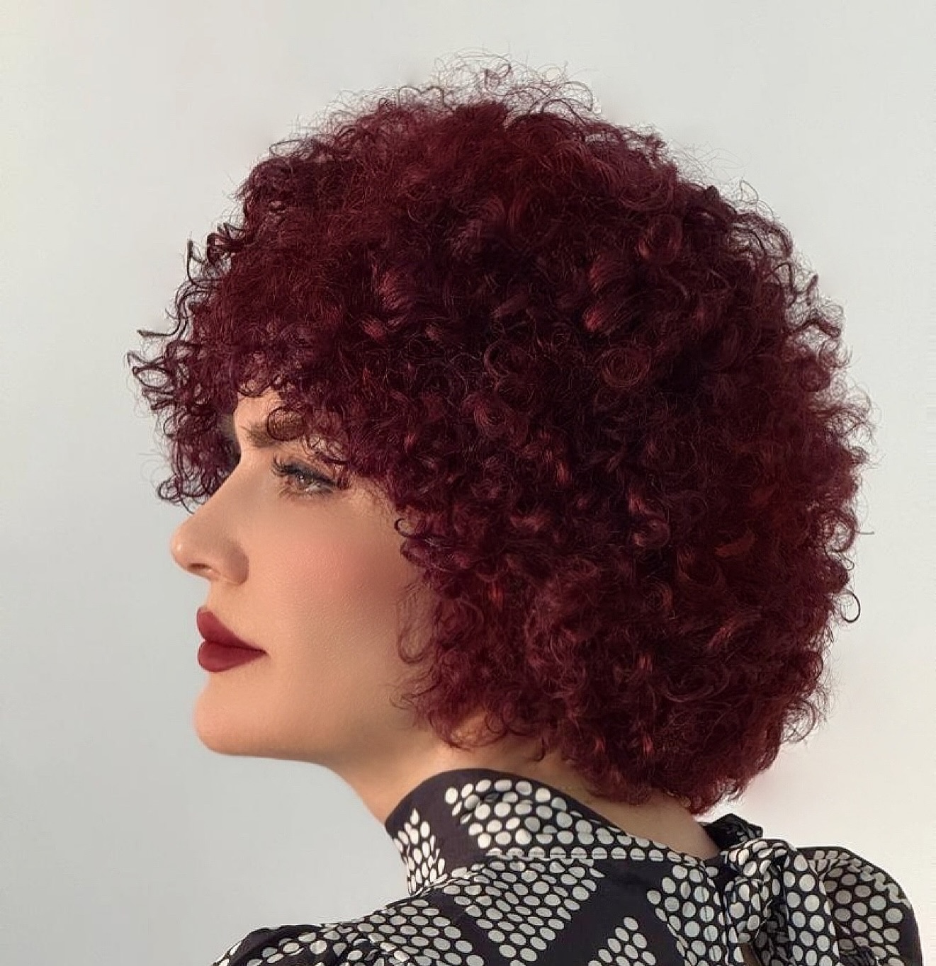 Lush Merlot Tousled Curls