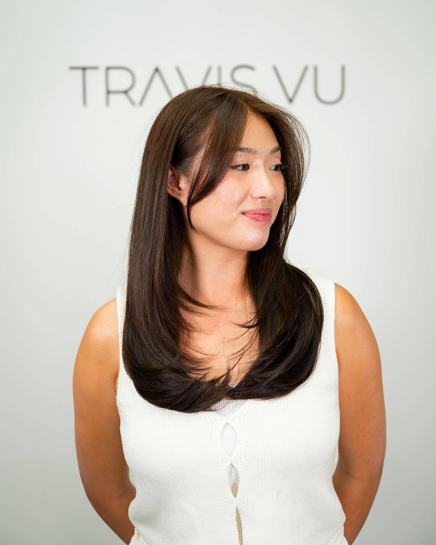 Modern Long Layered Cut with Soft Face Framing