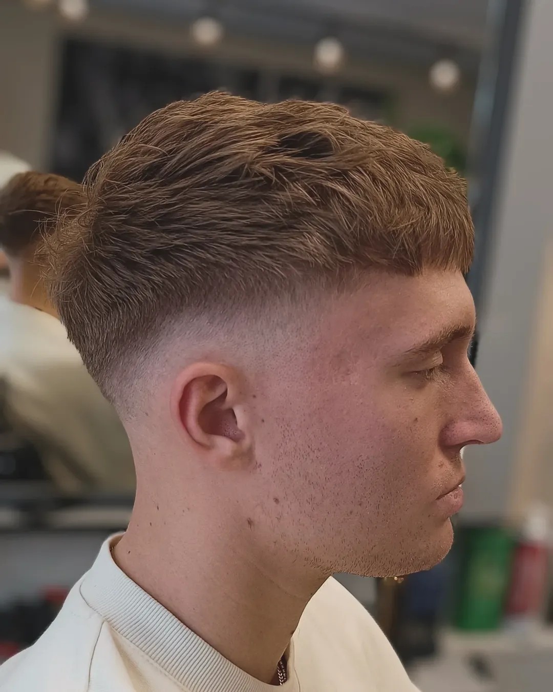 Neatly Sculpted Top with Natural Graduated Fade