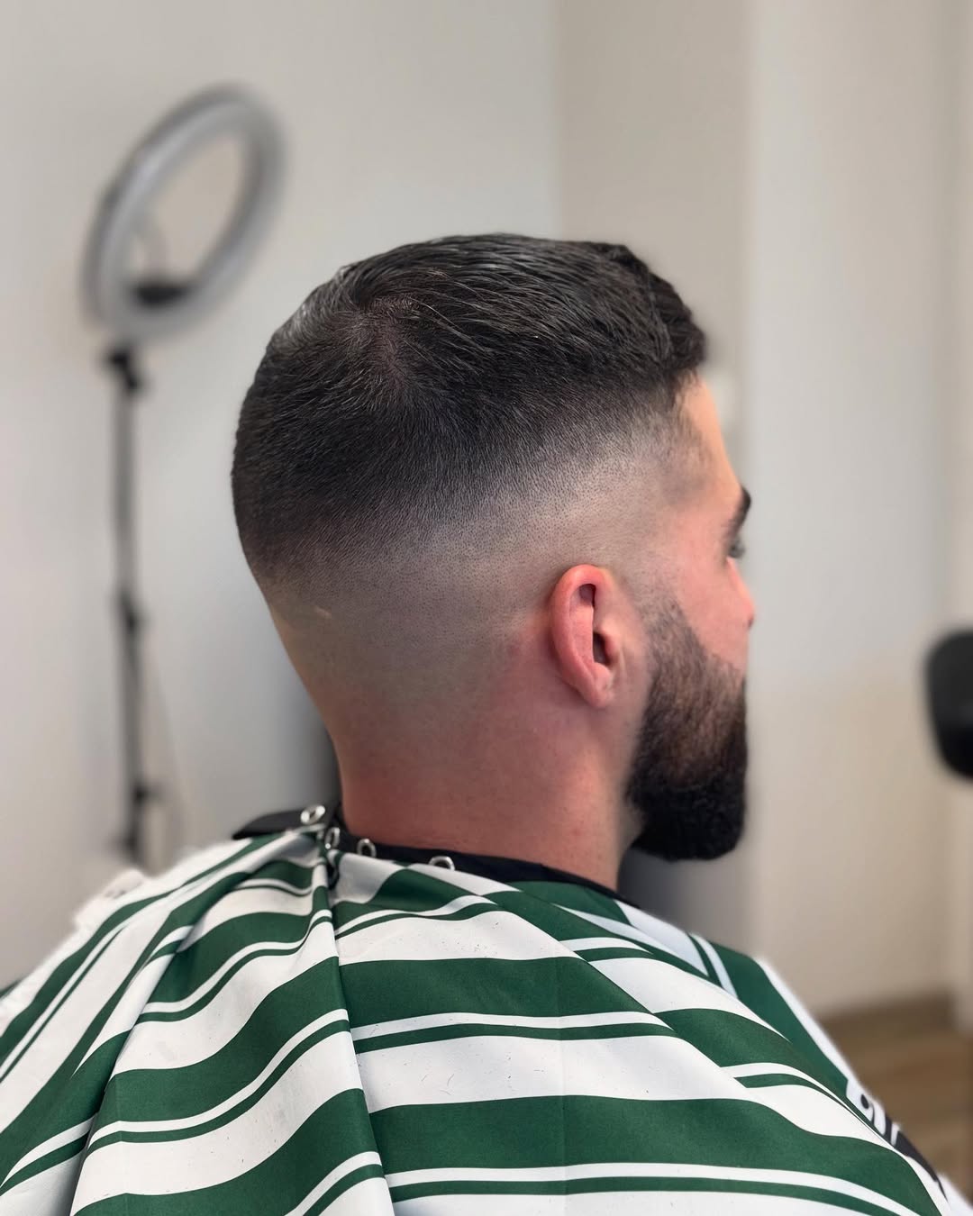 Refined Skin Fade with Textured Top