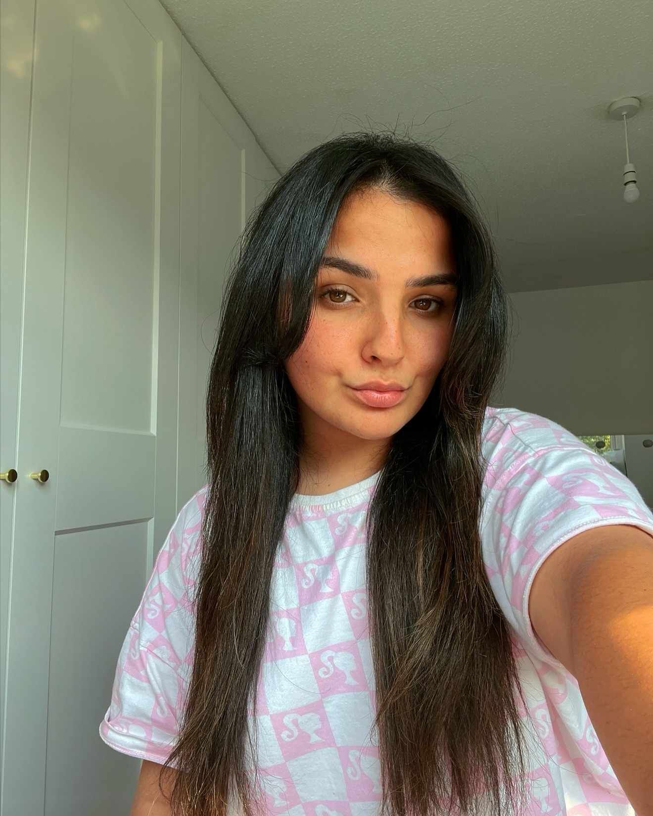 Rich Espresso Long Layers with Face-Framing